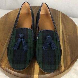 Plaid J Crew Loafers